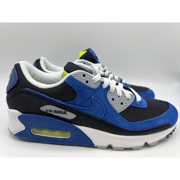 Nike Air Max 90 Black Atlantic Blue DM0029-001 Men's Size 8 NEW📦 - Picture 1 of 12